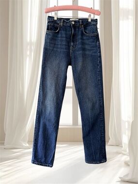 Reformation Liza Ultra High Rise Straight Jeans Icarian Size 27